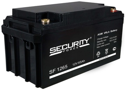 Аккумулятор свинцово-кислотный Security Force SF 1265