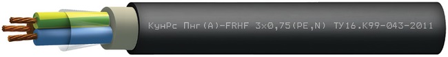 Спецкабель КУНРС Пнг(А)-FRHF 4x2,5 (PE)|Кабель для электроустановок ...