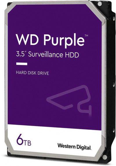 Жесткий диск Western Digital Purple HDD 6 Tb SATA-III 3.5&quot; WD62PURZ